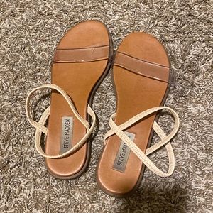 Steve Madden clear strap sandal